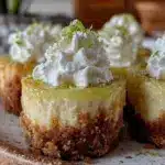 creamy frozen key lime pie bites - featured image