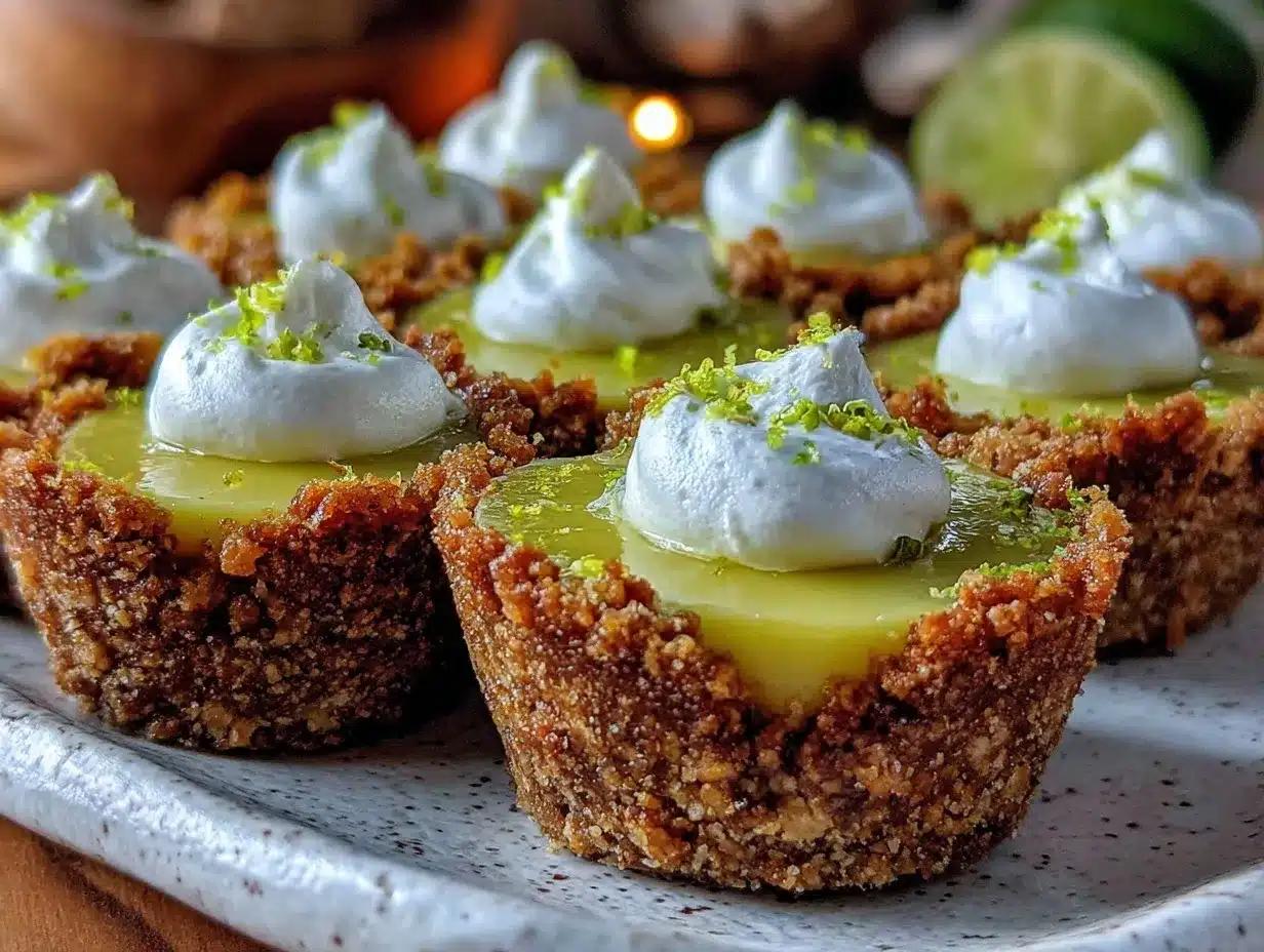 creamy frozen key lime pie bites preparation steps