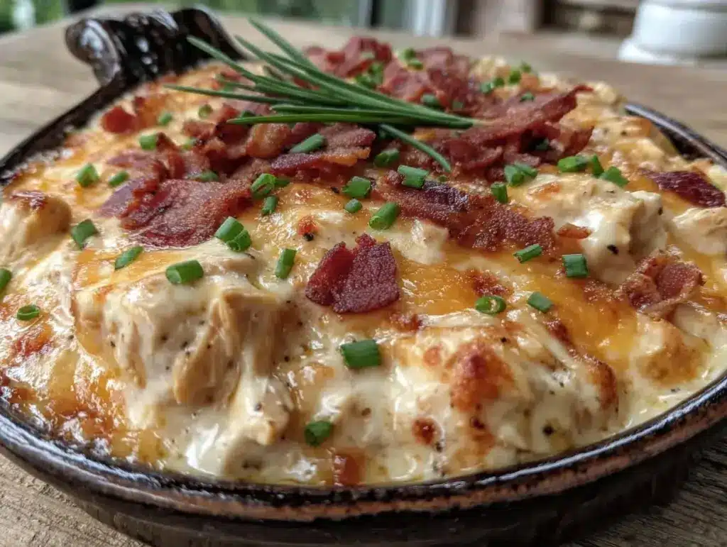 creamy keto crack chicken crockpot - featured image