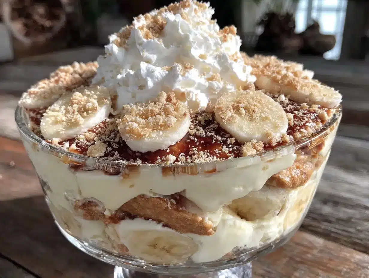 creamy no-bake banana pudding preparation steps
