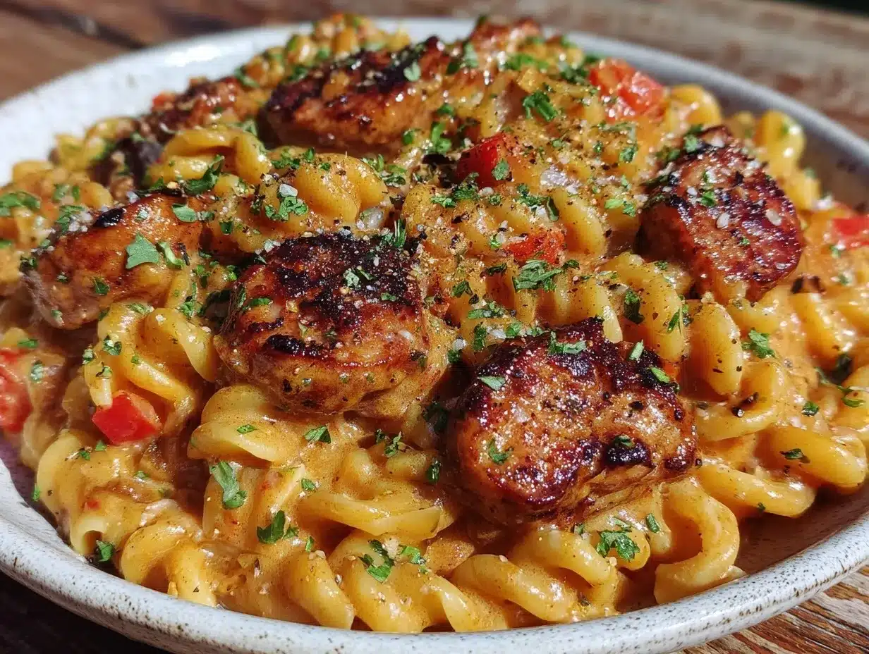 creamy one-pot cajun chicken pasta preparation steps
