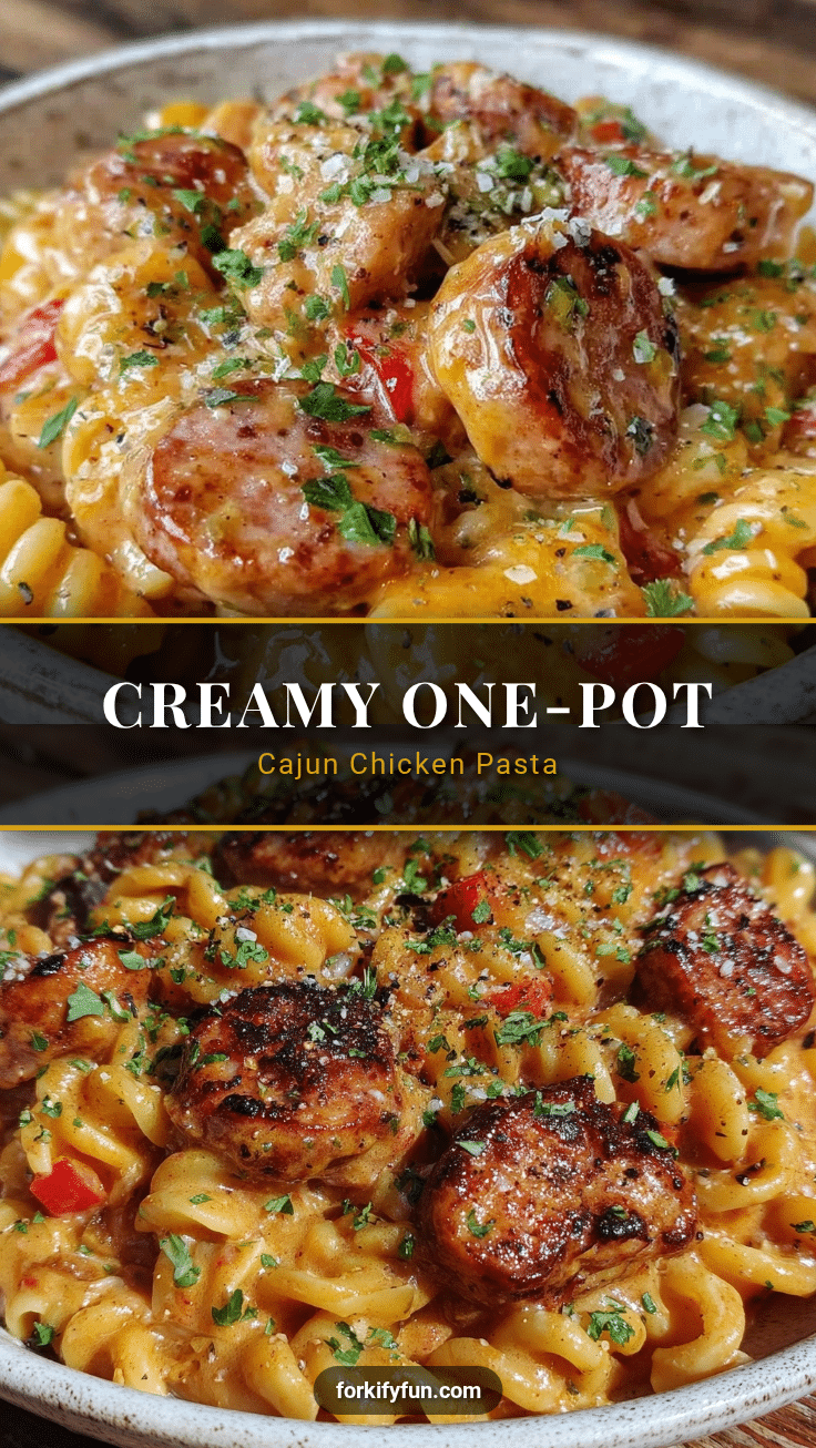 creamy one-pot cajun chicken pasta recipe