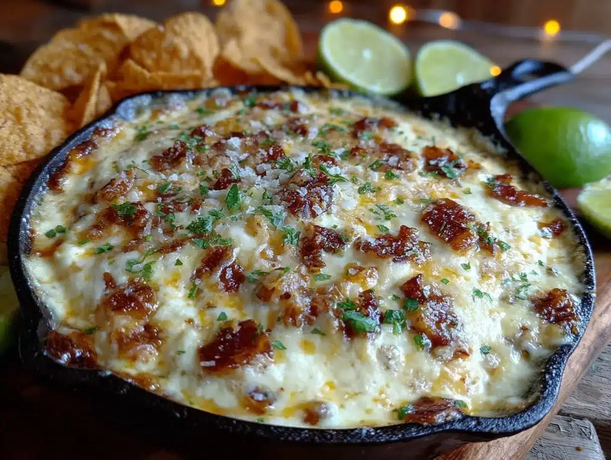 creamy smoked queso dip preparation steps