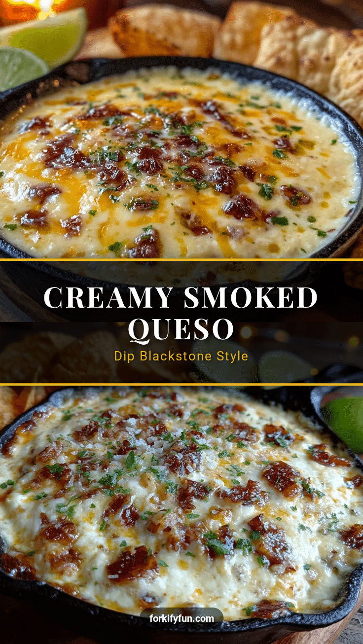 creamy smoked queso dip recipe