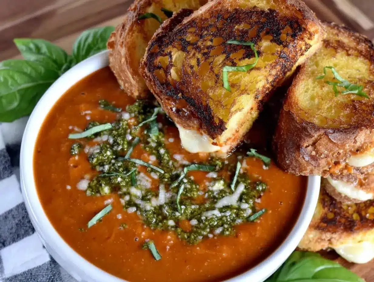 creamy tomato basil soup preparation steps