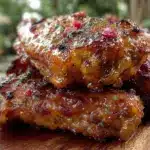 crispy air fryer chipotle honey chicken wings - featured image