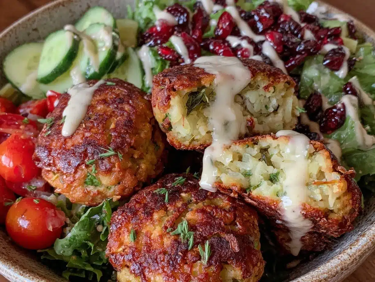 crispy air fryer falafel bowl preparation steps