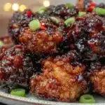 crispy air fryer General Tso chicken bites - featured image