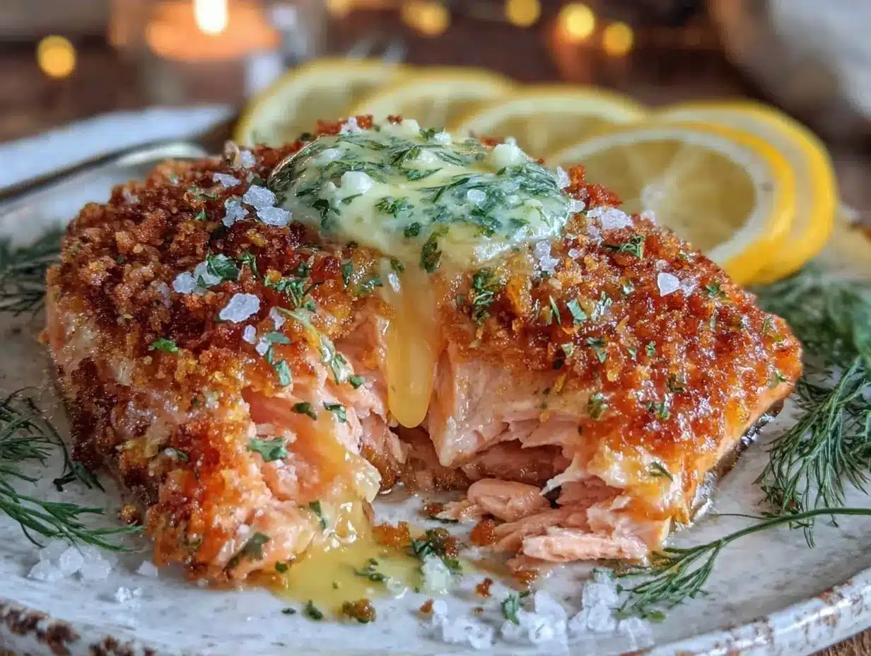 crispy air fryer salmon preparation steps