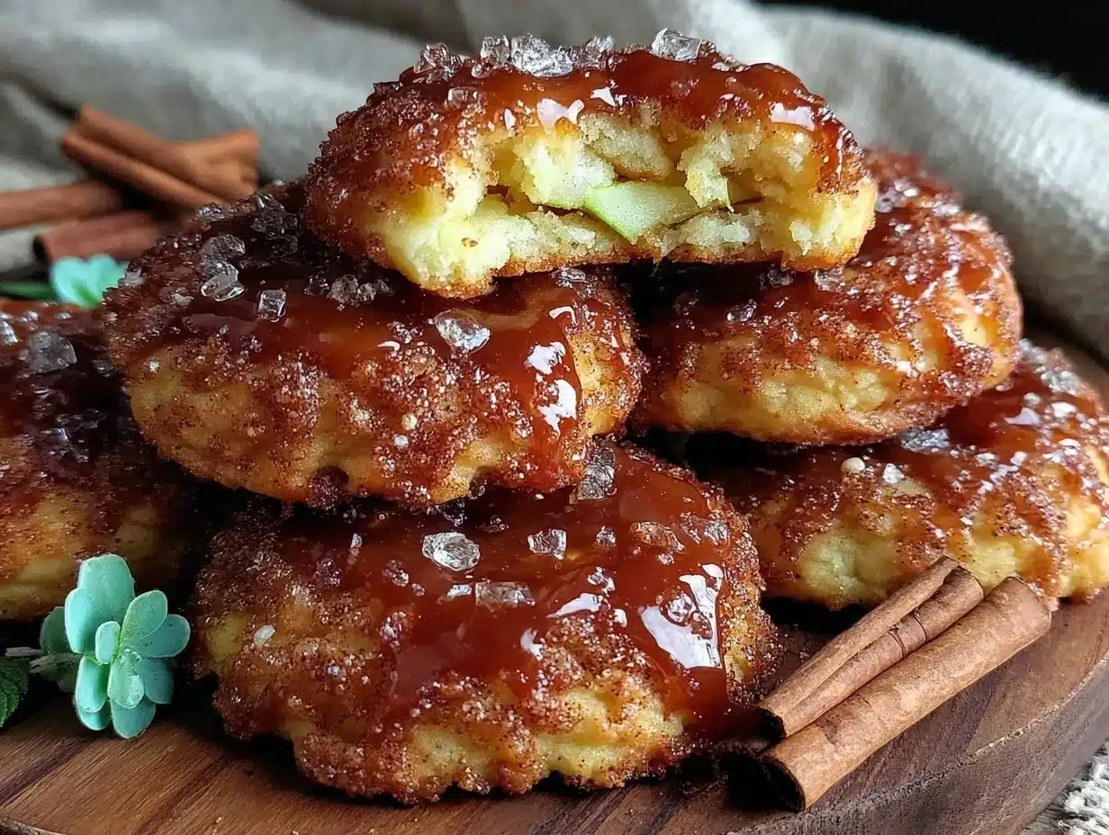 crispy apple-shaped sugar cookies preparation steps
