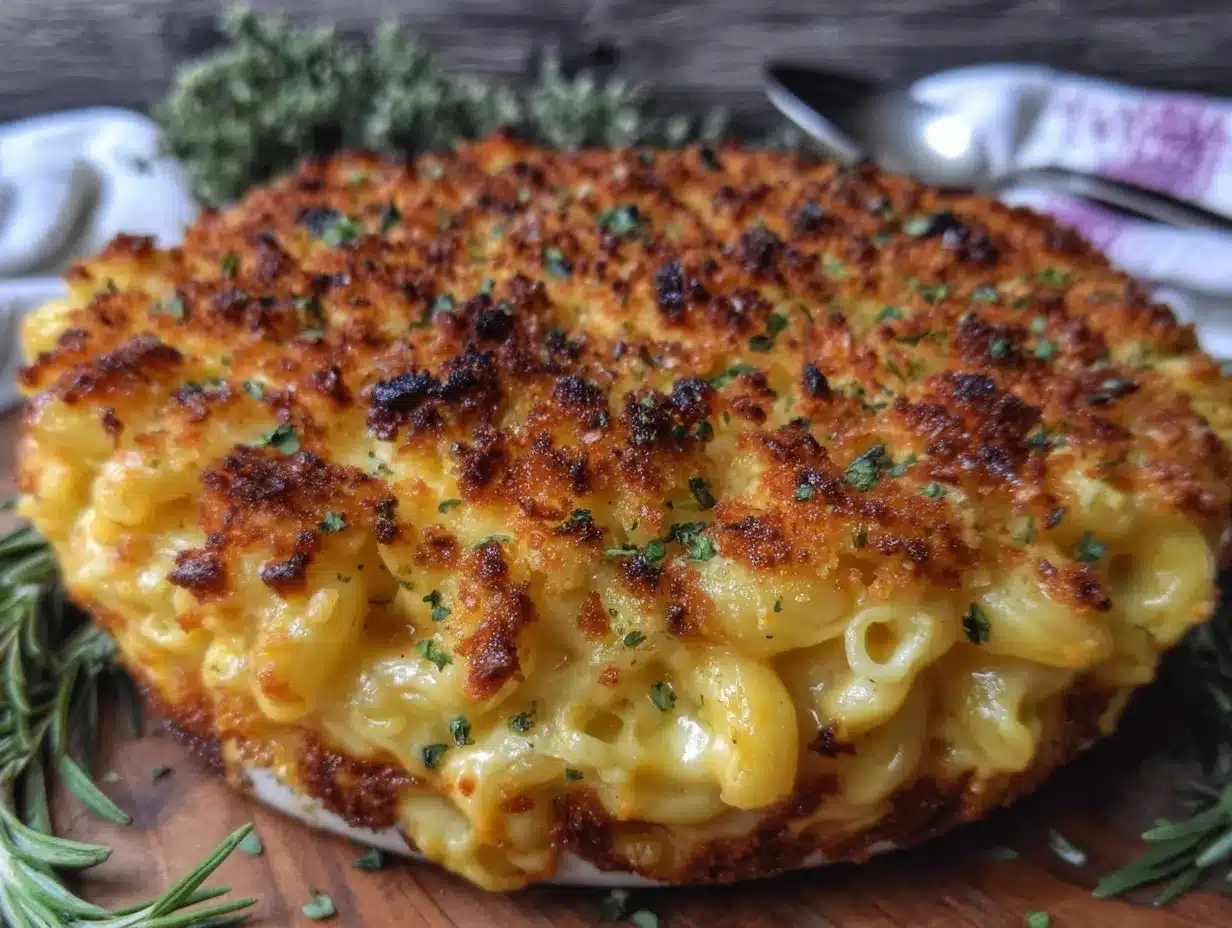 crispy baked mac and cheese preparation steps