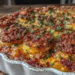 crispy cheesy squash casserole - featured image