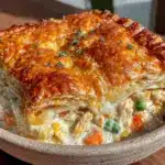 crispy chicken pot pie - featured image