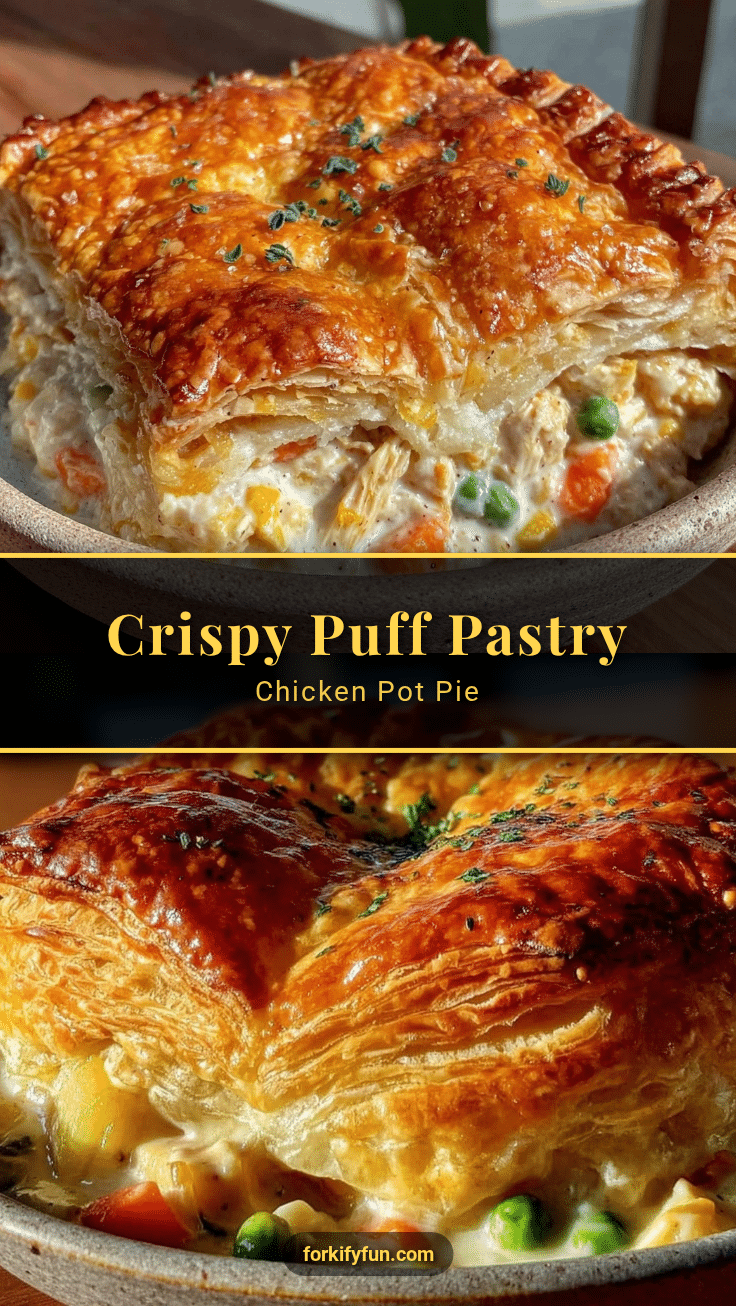 crispy chicken pot pie recipe