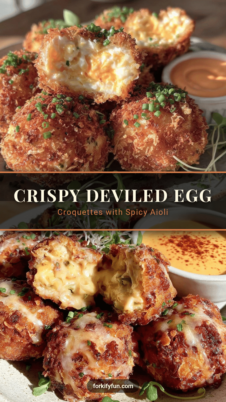 crispy deviled egg croquettes recipe