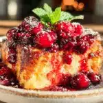 crispy french toast casserole - featured image