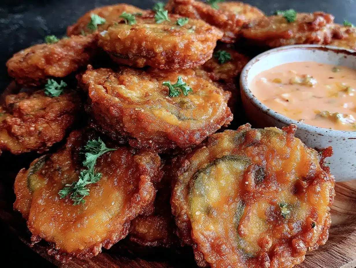 crispy fried pickles preparation steps