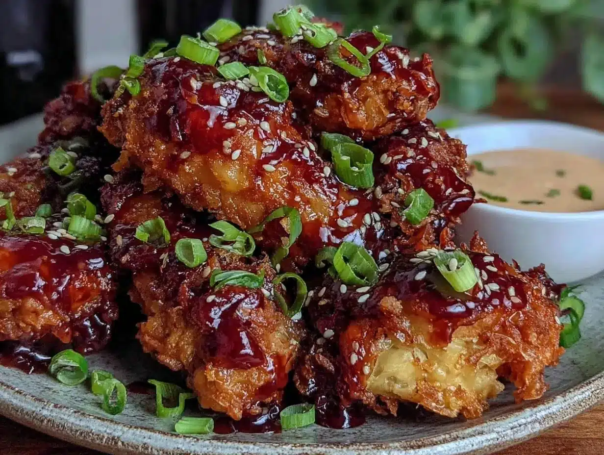 crispy gochujang honey chicken wings preparation steps