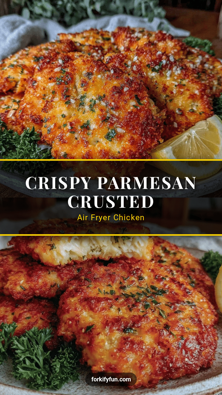 crispy parmesan crusted air fryer chicken cutlets recipe