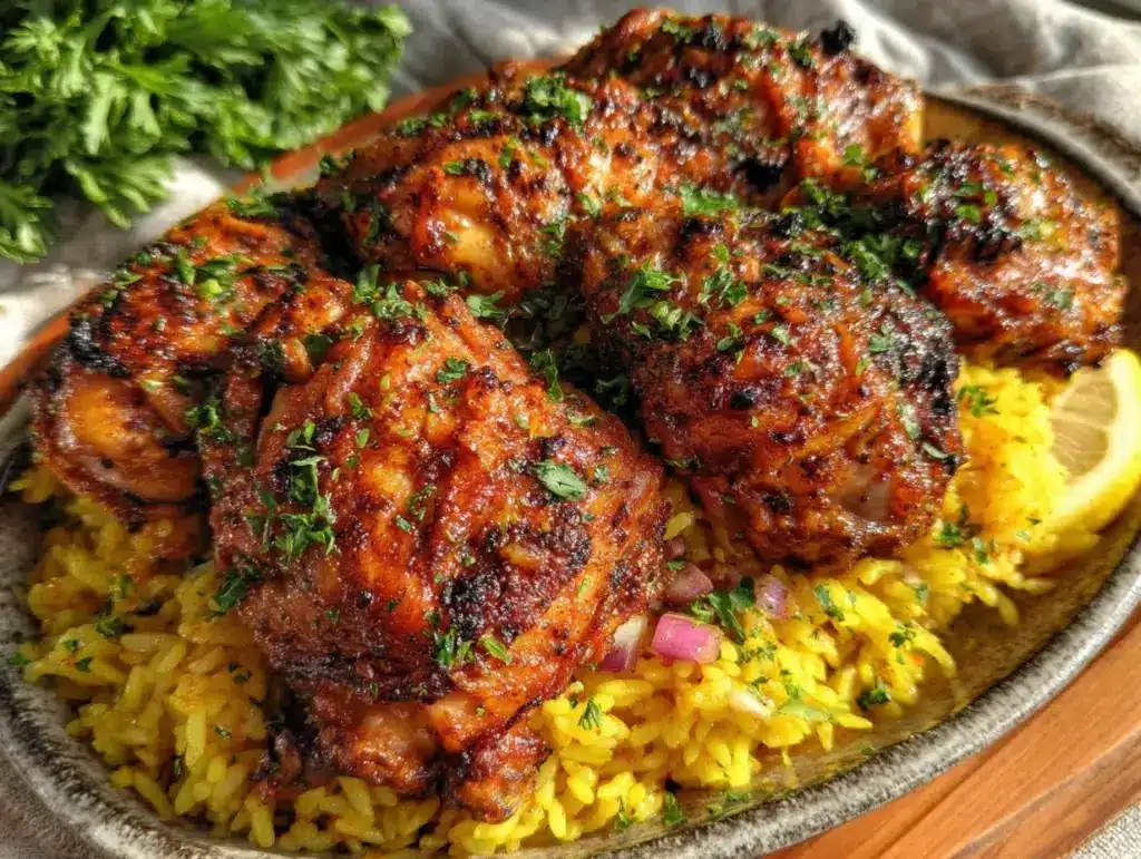 crispy peri peri chicken drumsticks - featured image