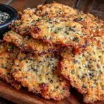 crispy sourdough discard crackers - featured image