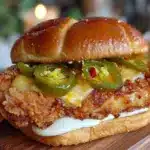 crispy southern fried chicken sandwich - featured image
