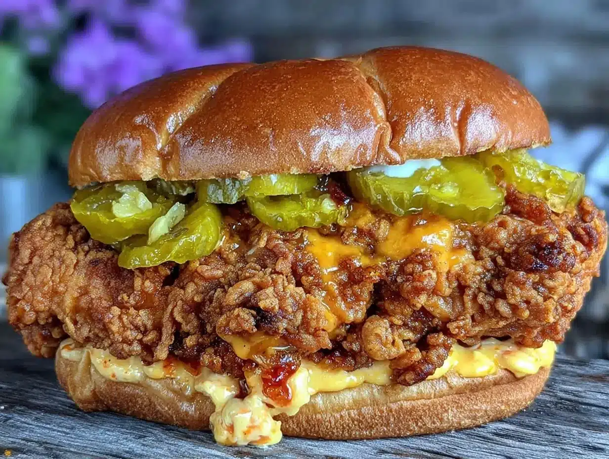 crispy southern fried chicken sandwich preparation steps