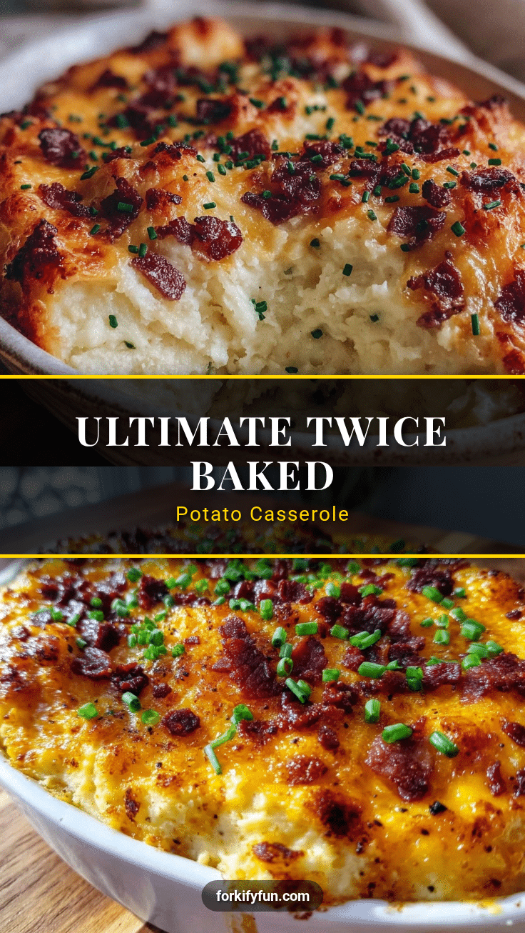 Crispy Twice Baked Potato Casserole recipe