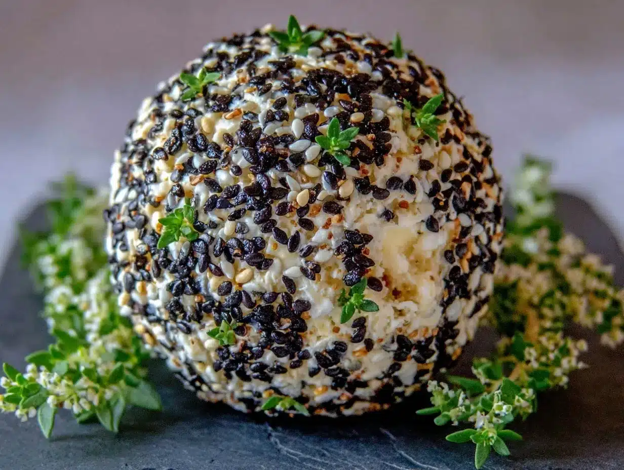 Death Star Cheese Ball preparation steps