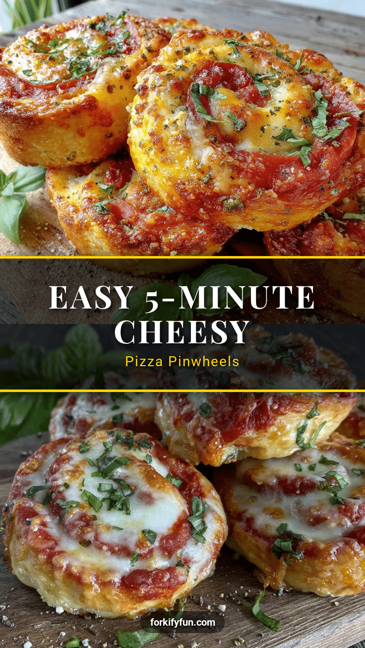 easy 5-minute pizza pinwheels recipe