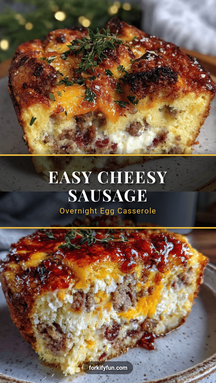 easy cheesy sausage casserole recipe