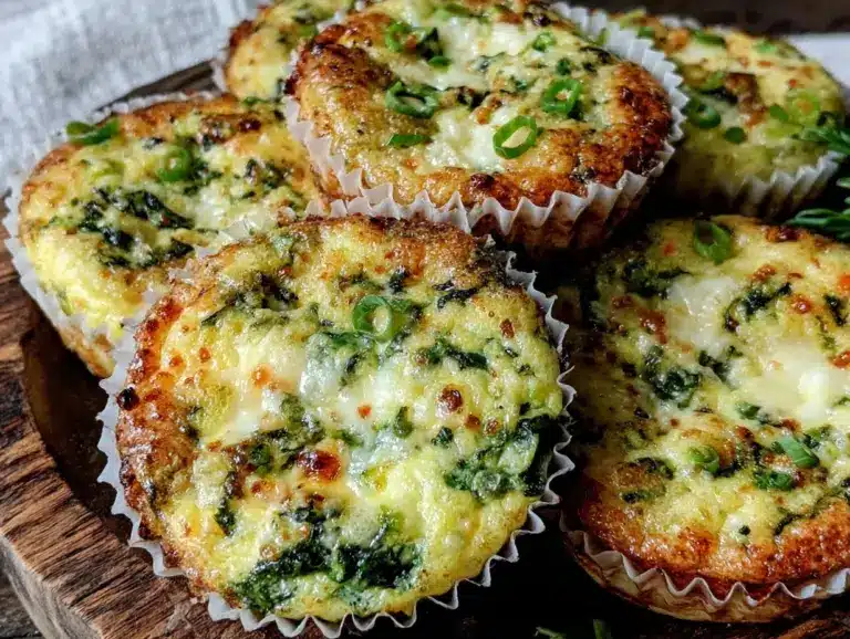 easy spinach and feta egg muffin cups - featured image