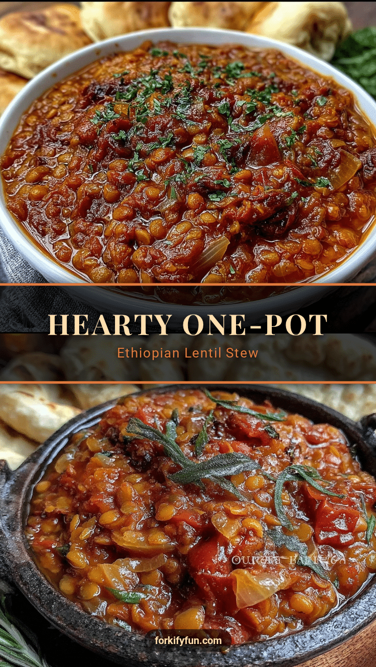 Ethiopian lentil stew recipe