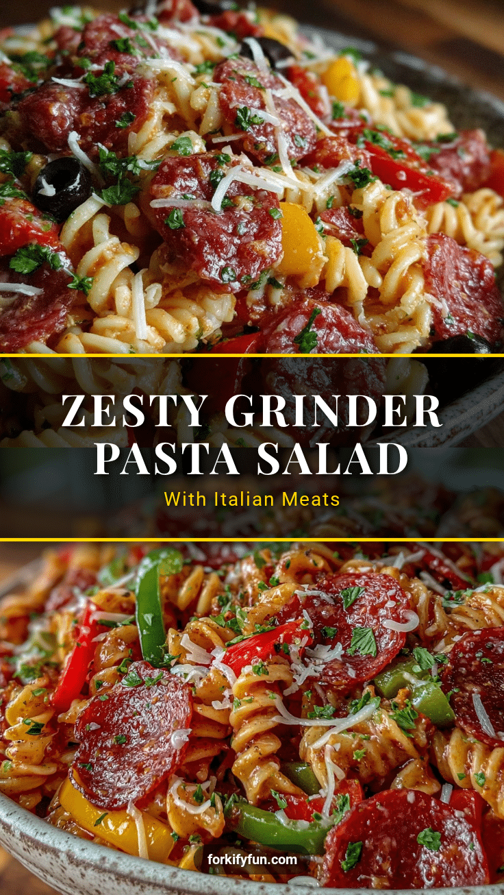 Flavorful Grinder Pasta Salad recipe