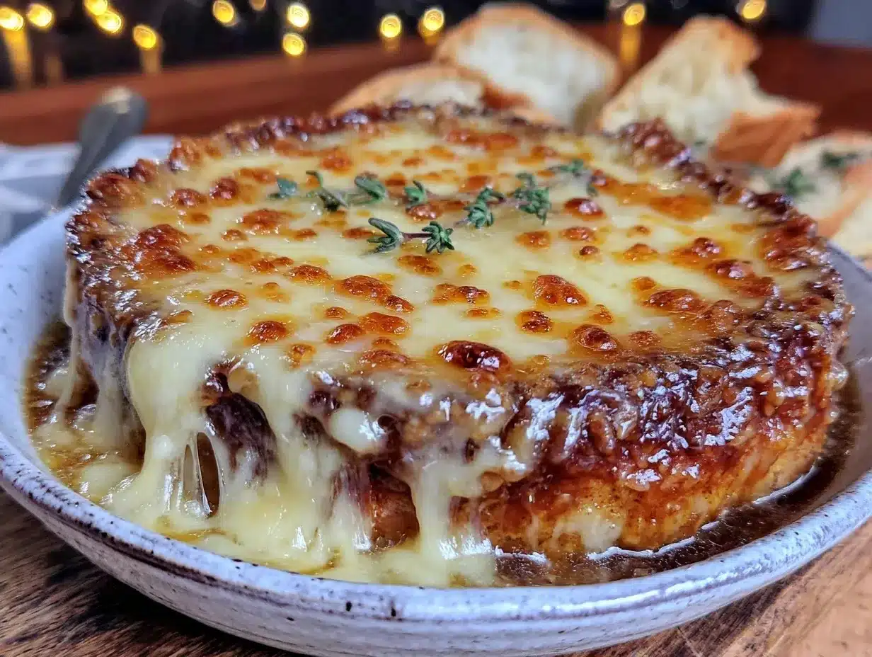 French onion soup recipe preparation steps