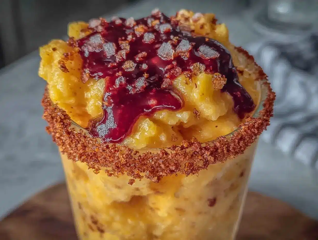 frozen mango chamoy slush preparation steps