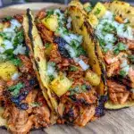 grilled al pastor pork tacos - featured image