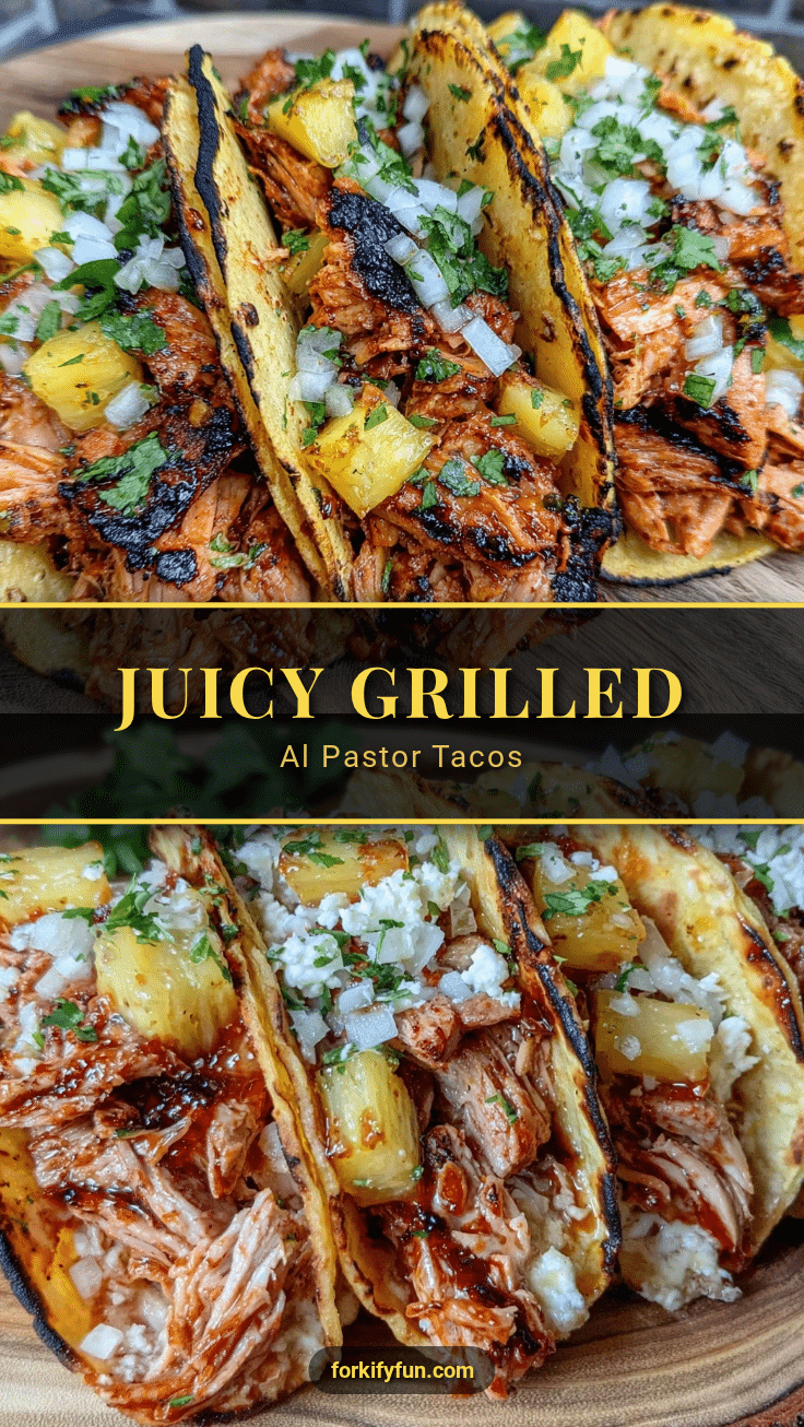 grilled al pastor pork tacos recipe