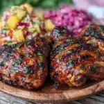 grilled jerk chicken drumsticks - featured image