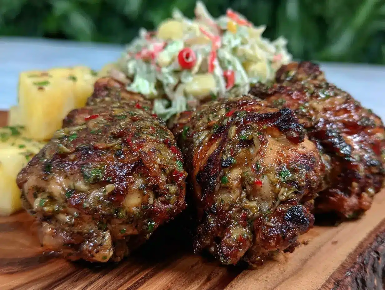 grilled jerk chicken drumsticks preparation steps