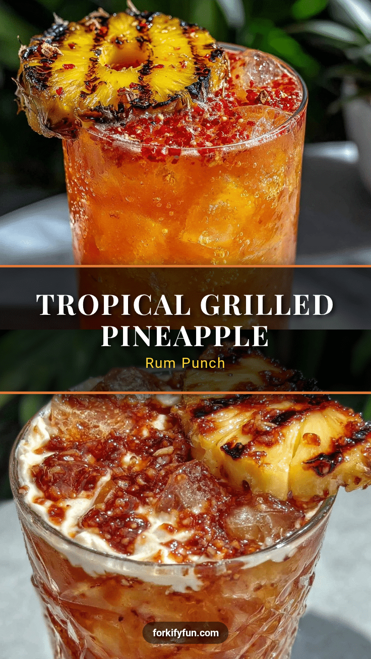 grilled pineapple rum punch recipe