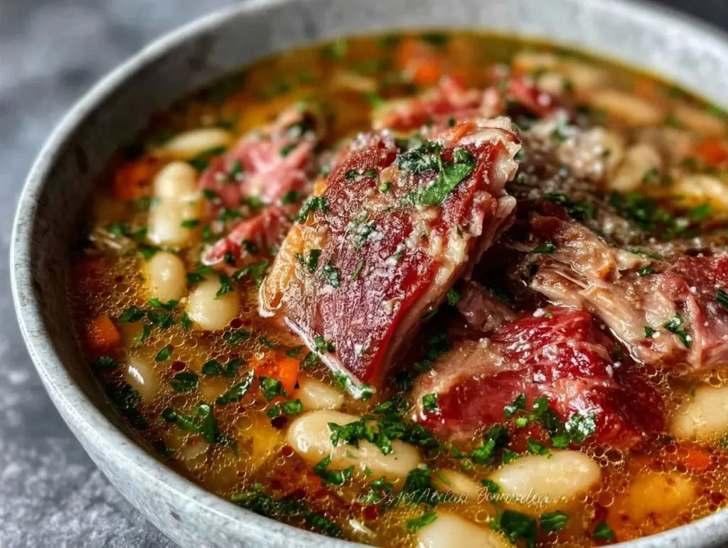ham and bean soup - featured image