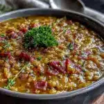 instant pot split pea and ham soup - featured image