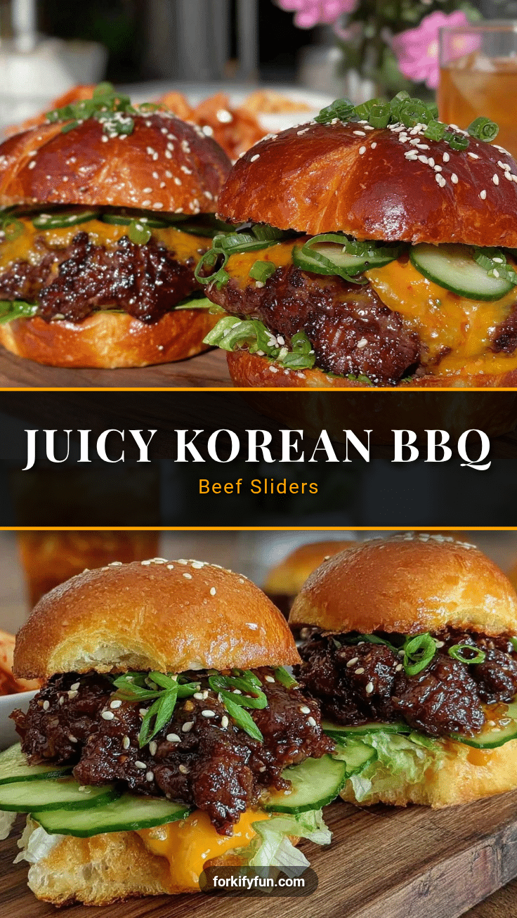 Korean BBQ Beef Sliders recipe