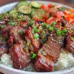 korean beef bulgogi rice bowls - featured image