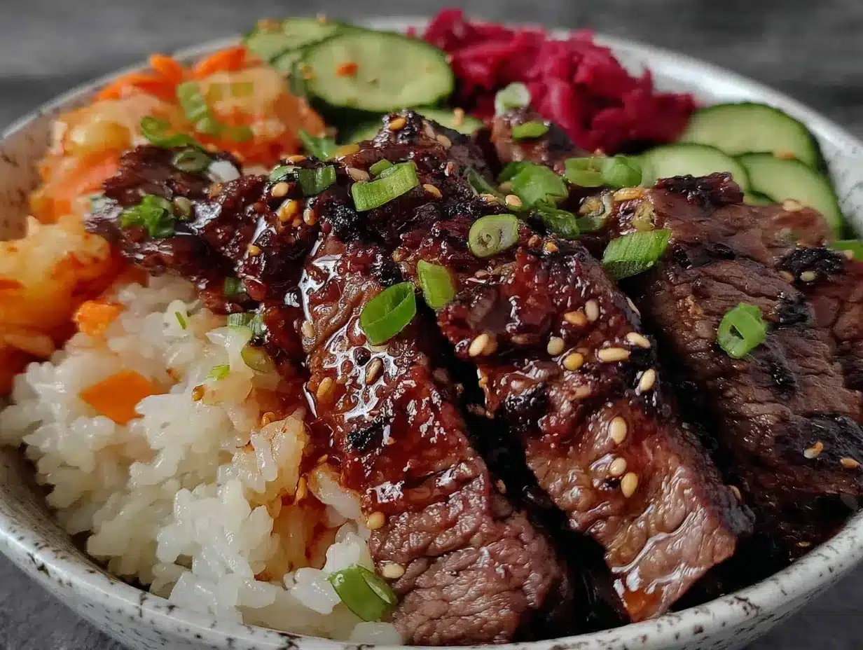 korean beef bulgogi rice bowls preparation steps