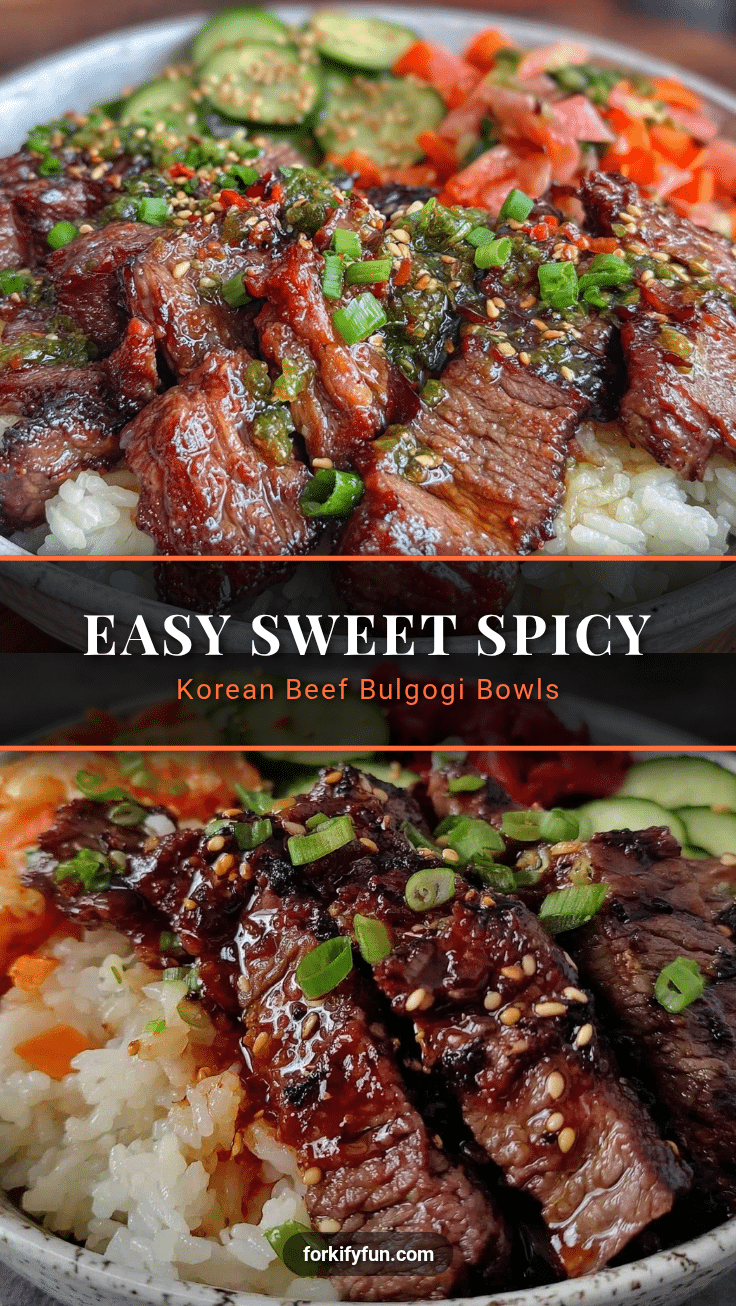 korean beef bulgogi rice bowls recipe