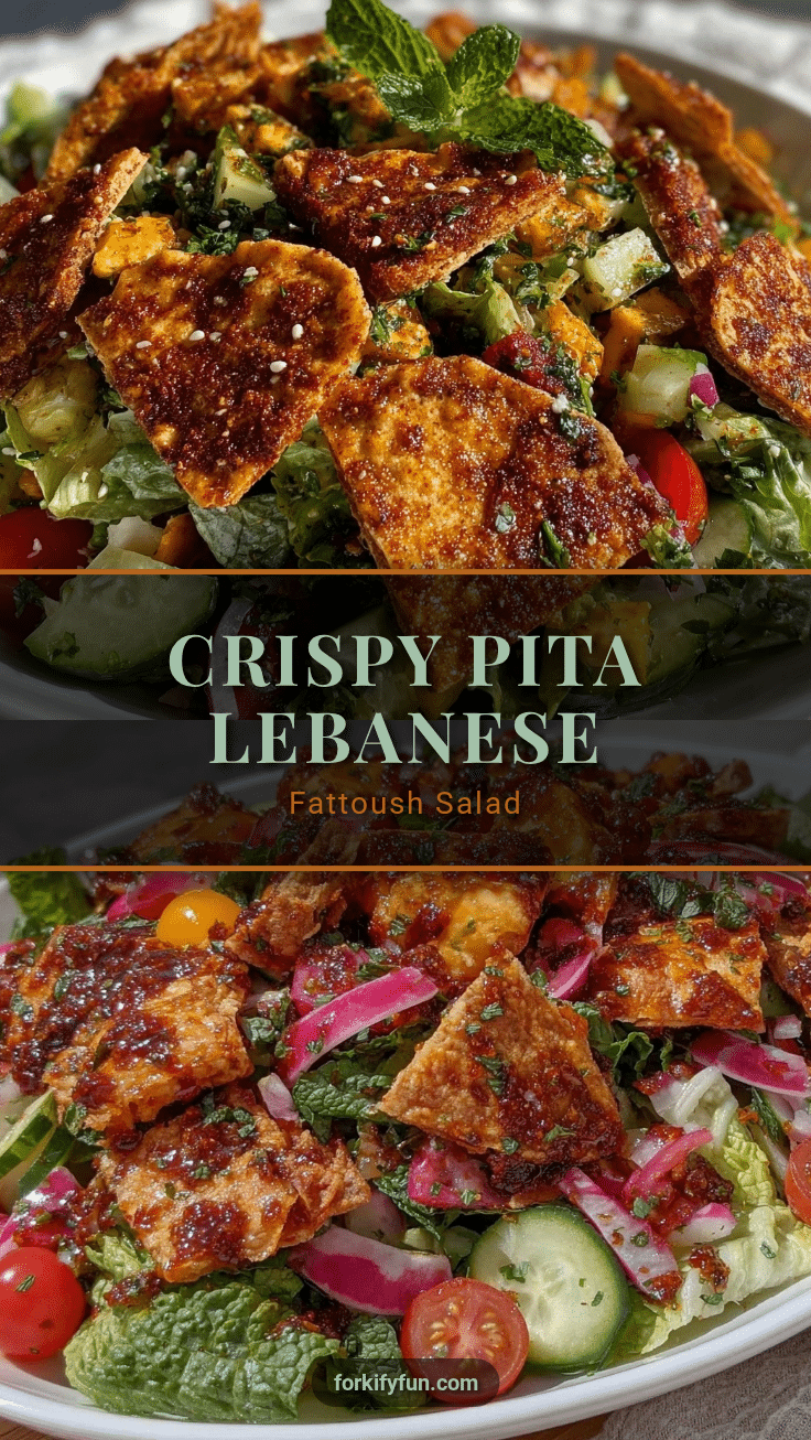 Lebanese fattoush salad recipe