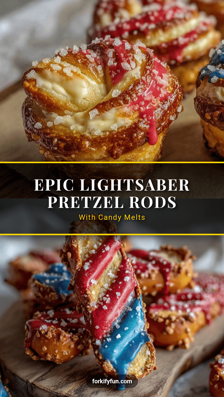 lightsaber pretzel rods recipe
