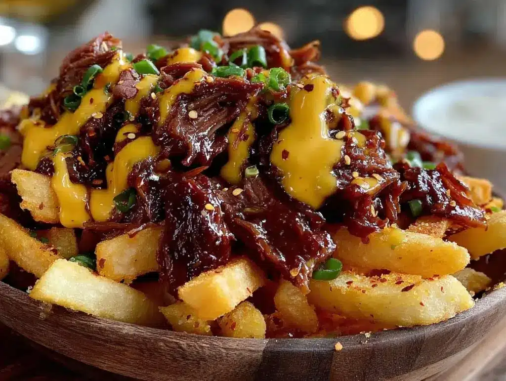 loaded bbq brisket fries - featured image